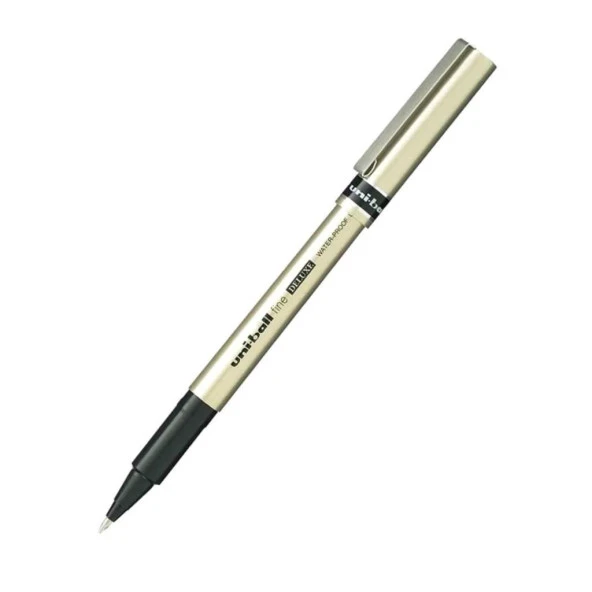 Uniball Fine Deluxe 0.7 Roller Kalem Siyah Ub-177 Siyah ürün görseli 1