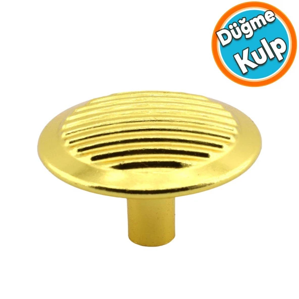 Yuvarlak Kulp Mobilya Mutfak Dolabı Çekmece Dolap Kulpları Kapak Kulpu Kulbu Metal Gold ürün görseli 1