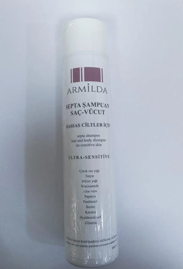 Armilda Septa Sampuan Saç ve Vücut Hassas Ciltler İçin 300 ml ürün görseli 1