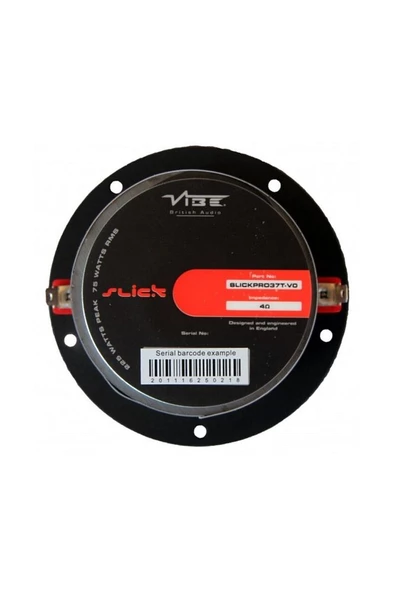 Vibe - Slickpro37t-v0 (10cm Tweeter) - Resim 2