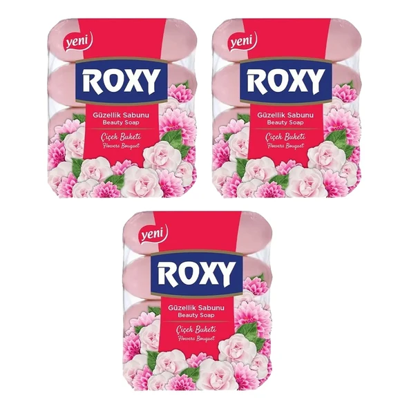 Dalan Roxy Güzellik Sabunu Gül 4x70 gr x 3 Adet ürün görseli 1