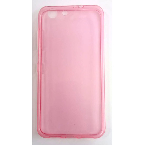 Turkcell T70 Uyumlu Şeffaf Pembe Yumuşak Slikon Kılıf ürün görseli 1
