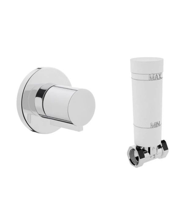 VitrA Ankastre Stop Valf Sıva Altı A41441+ Sıva Üstü A41461 Set ürün görseli 1
