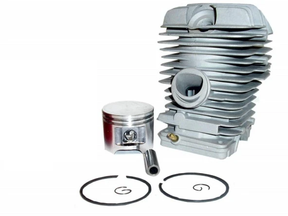 STİHL MS390 MOTORLU TESTERE CHROME SİLİNDİR PİSTON SETİ 49 mm - Resim 2