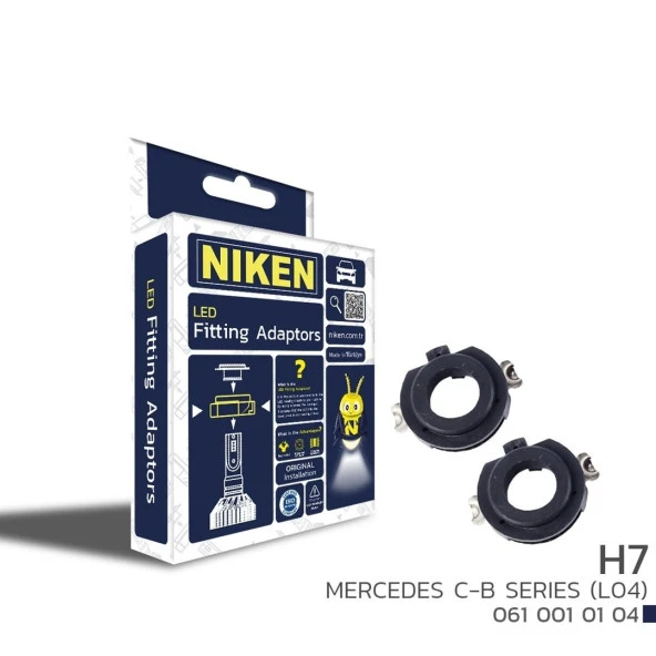 Niken Led Far Montaj Adaptörü H7 Mercedes C-B Serisi ürün görseli 1