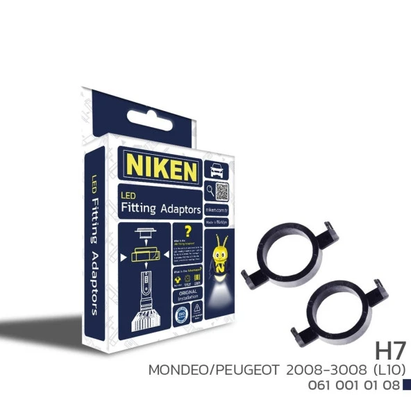 Niken Led Far Montaj Adaptörü H7 Mondeo/Peugeot2008-3008 ürün görseli 1