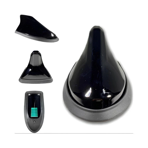 Ford Kuga Uyumlu Köpek Balığı Balık Sırtı Shark Anten Siyah ürün görseli 1
