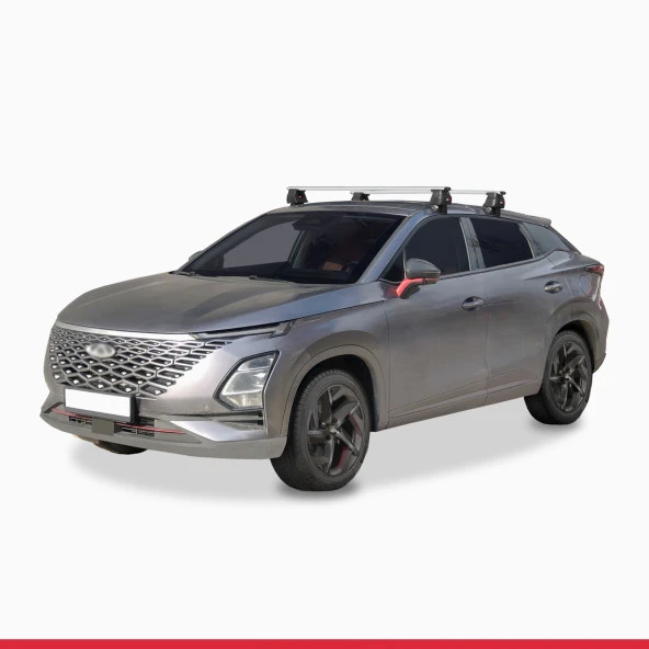 Chery Omoda 5 2023 ve Sonrası ile uyumlu ACE-4 Ara Atkı Tavan Barı GRİ ürün görseli 1