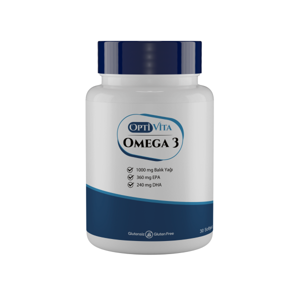 Optivita Omega 1000 mg Balık Yağı, EPA + DHA 30 Kapsül Softjel ürün görseli 1