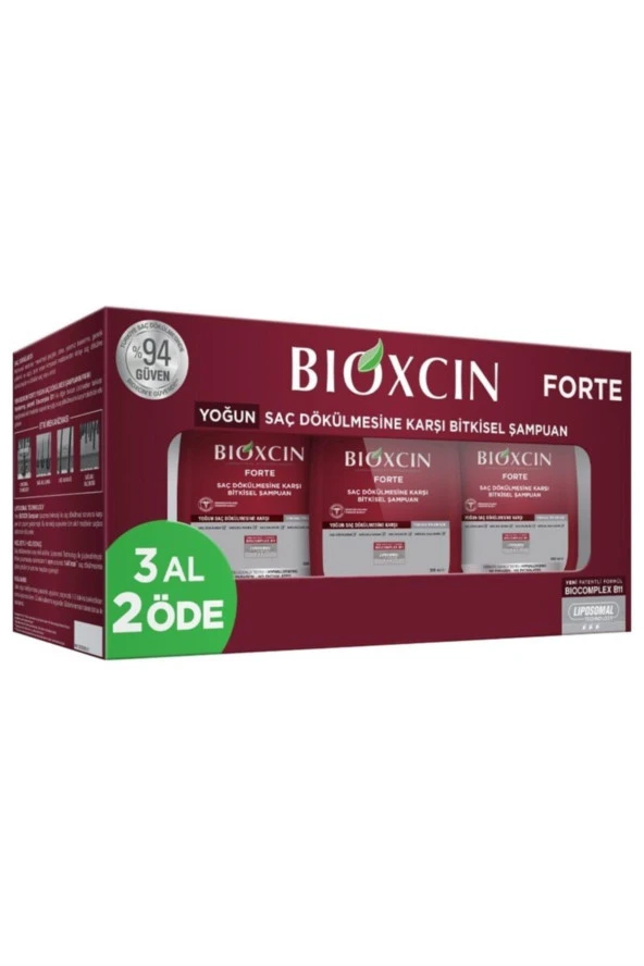 Bioxcin Forte Saç Dökülmesine Karşı Bakım Şampuanı 300 ml - 3 AL 2 ÖDE ürün görseli 1