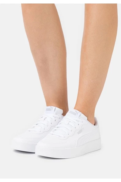 Puma Skye Clean - Kadın Deri Beyaz Spor Ayakkabı - 380147 02 ürün görseli 1