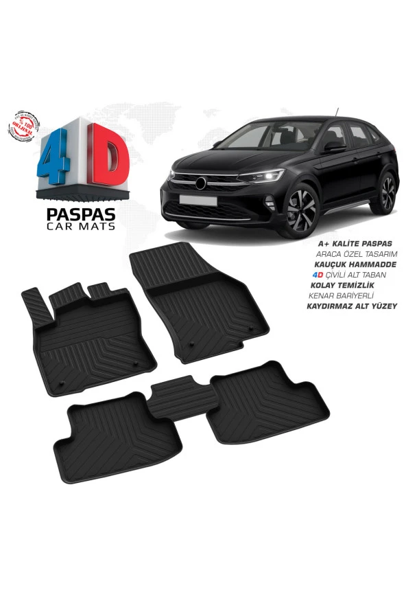 VW Taigo 4D Havuzlu Paspas 2021 Üzeri A+Kalite ürün görseli 1