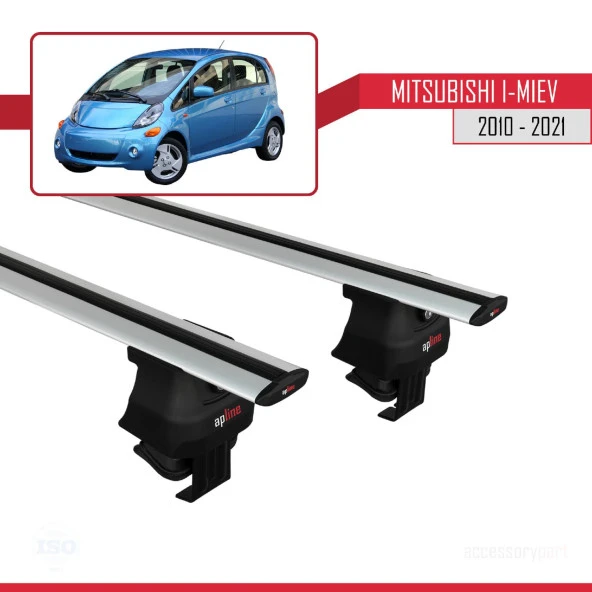Mitsubishi I-Miev 2010-2021 Arası ile uyumlu ACE-4 Ara Atkı Tavan Barı GRİ ürün görseli 1