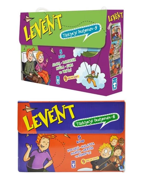 Levent Türkiye yi Geziyorum 5 ve 6 Kitap Set Timaş Çocuk ürün görseli 1