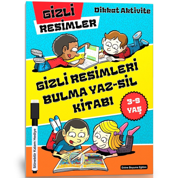 Gizli Resimleri Bulma YAZ-SİL Kitabı ürün görseli 1