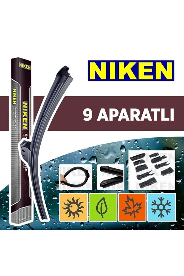 Niken Yeni Seri Audi A7 Silecek Takımı 2011-2017 Plus Muz Tip Silecek Aparatlı ürün görseli 1