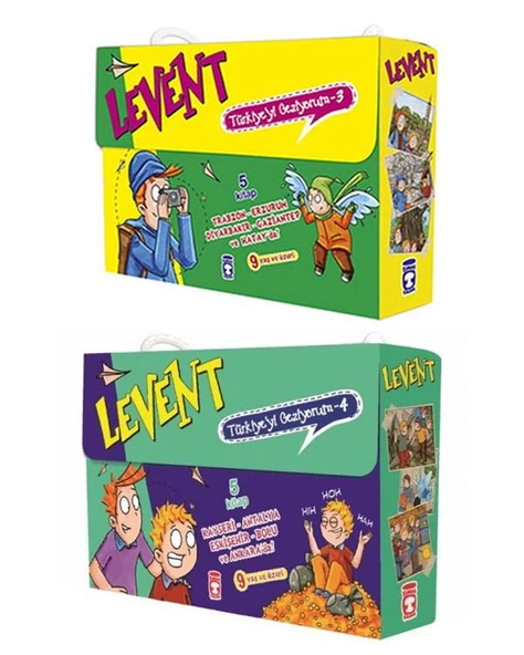 Levent Türkiye yi Geziyorum 3 ve 4 Kitap Set Timaş Çocuk ürün görseli 1