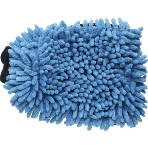 Mikrofiber Püsküllü Araç Yıkama ve Kurulama Eldiveni ürün görseli 1