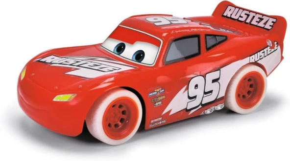 Jada Disney Pixar Cars Glow Racers Lightning McQueen 1/24 Model Araba ürün görseli 1