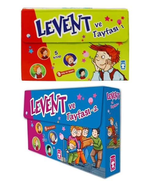 Levent ve Tayfası 1 ve 2 Kitap Set Timaş Çocuk ürün görseli 1