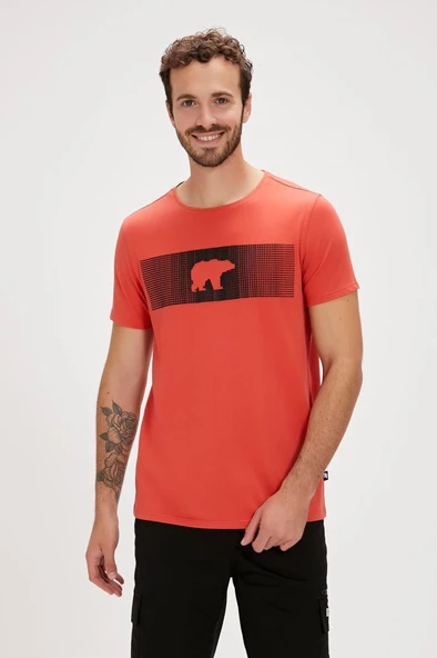 Bad Bear FANCY T-SHIRT GINGER Erkek Tişört Tarçın S-XXL ürün görseli 1