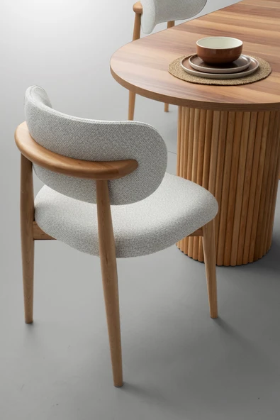 ALYA MDF YEMEK MASASI+6 SANDALYE - Resim 2