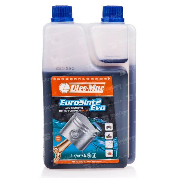 Oleomac Eurosint 2 Zamanlı Ölçekli Motor Yağı 1 Litre ürün görseli 1