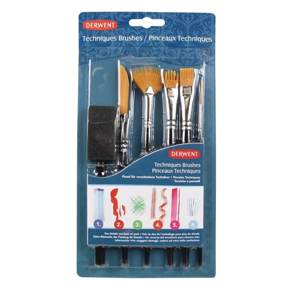 Derwent Teknik Fırça Seti ürün görseli 1