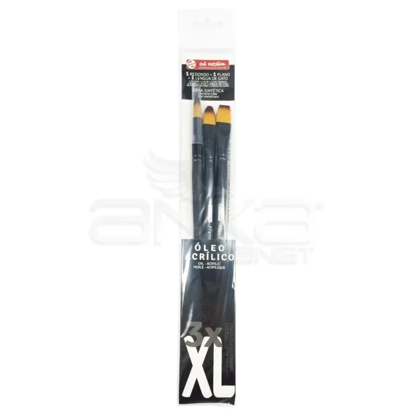 Talens Art Creation Akrilik ve Yağlı Boya Fırça Seti Extra Large 3lü 9099264M ürün görseli 1