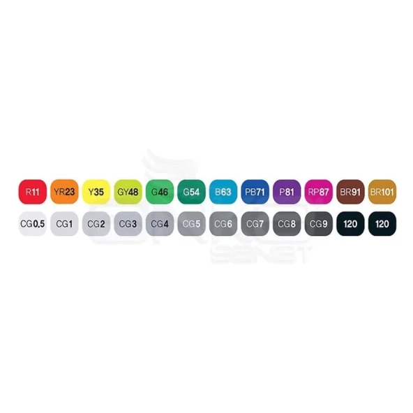 Touch Twin Marker Kalem 24lü Set - Resim 2