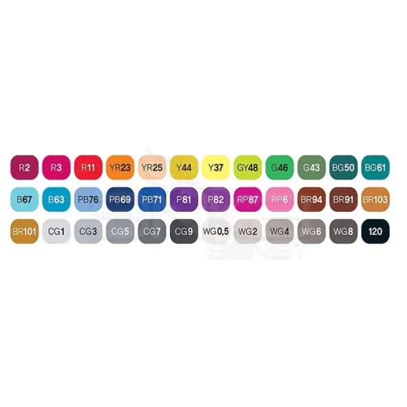 Touch Twin Marker Kalem 36lı Set - Resim 2