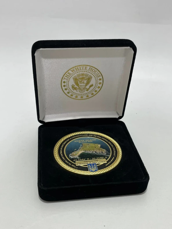 The White House Coin #9 Snake Island Hatıra Parası ürün görseli 1