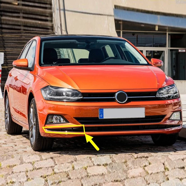 VW Polo 2018-2021 Ön Tampon Orta Izgara Sağ Parça Kromlu 2G0853677T ürün görseli 1