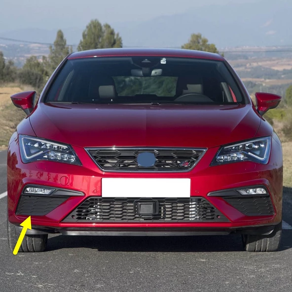 Seat Leon 3 FR 2017-2020 Ön Sağ Sis Farı Çerçevesi Kapağı 5F0853666H ürün görseli 1