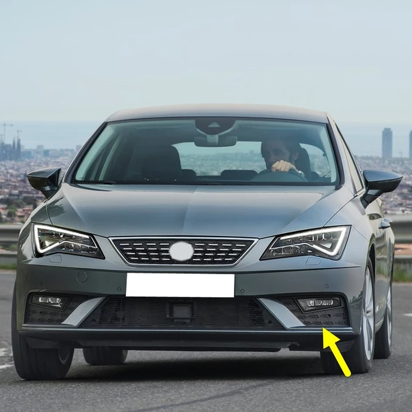 Seat Leon 3 2017-2020 Sol Sis Farı Çerçevesi Kapağı 5F0853665G ürün görseli 1