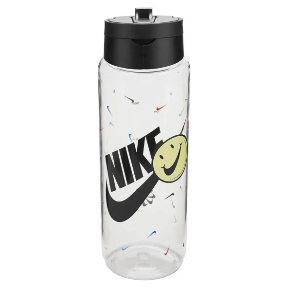 Nike Tr Renew Recharge Straw Bottle 24 Oz Unisex Siyah Matara Suluk N.100.7643.968.24 ürün görseli 1