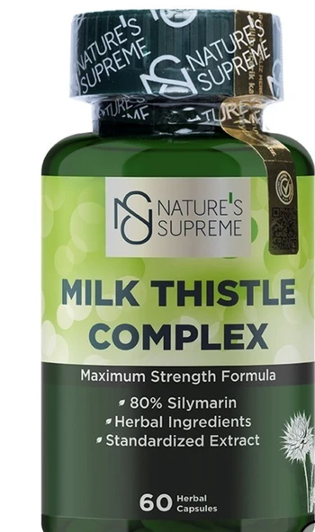 Nature's Supreme Milk Thistle Complex 60 Kapsül ürün görseli 1
