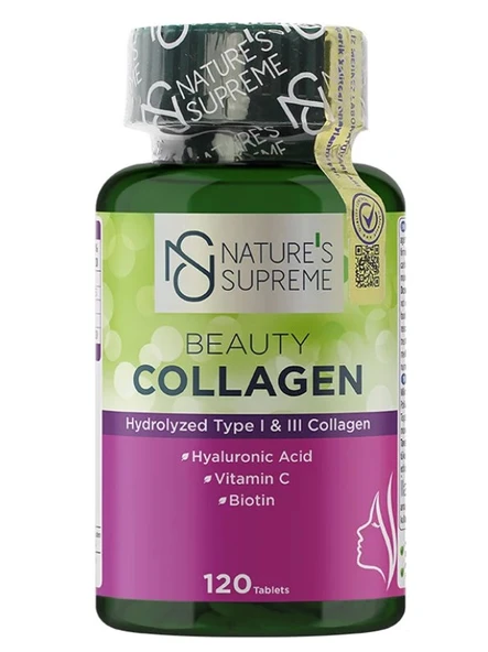 Nature's Supreme Beauty Collagen 120 Tablet ürün görseli 1