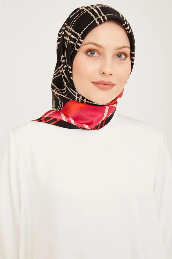 Armine 90x90 Sura Ipek Eşarp 23ka9040 39 ürün görseli 1