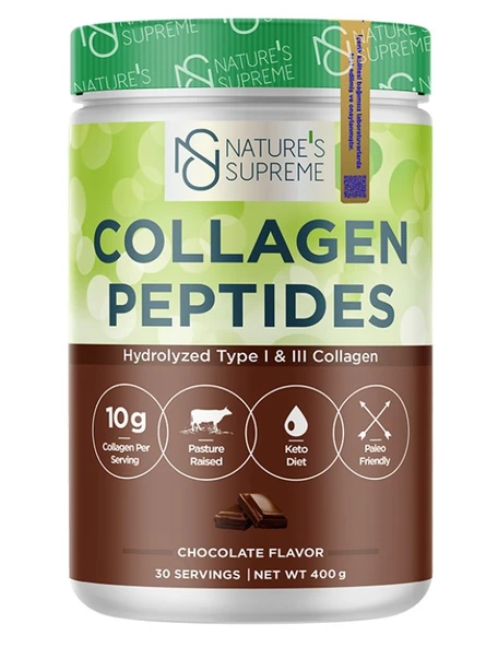 Nature's Supreme Collagen Peptides Powder 400 Gr ürün görseli 1