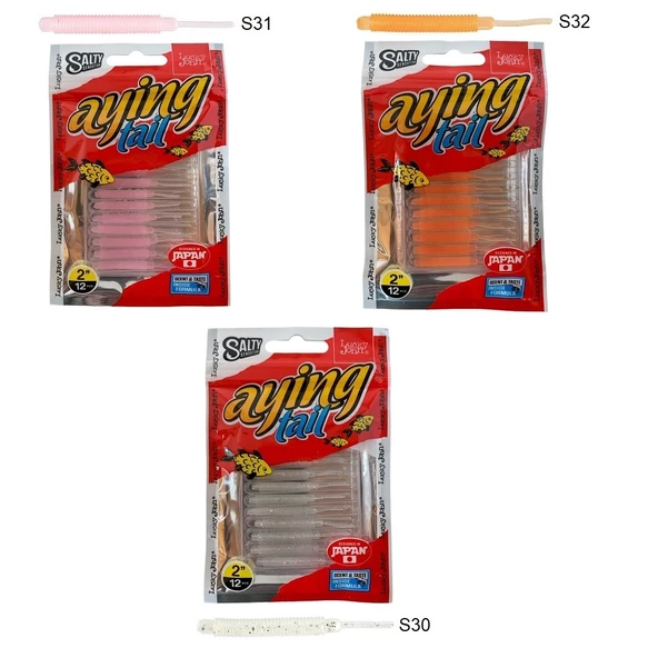 Lucky John Aying Tail 2'' (5.1cm) Lrf Silikonu 12'li Paket ürün görseli 1