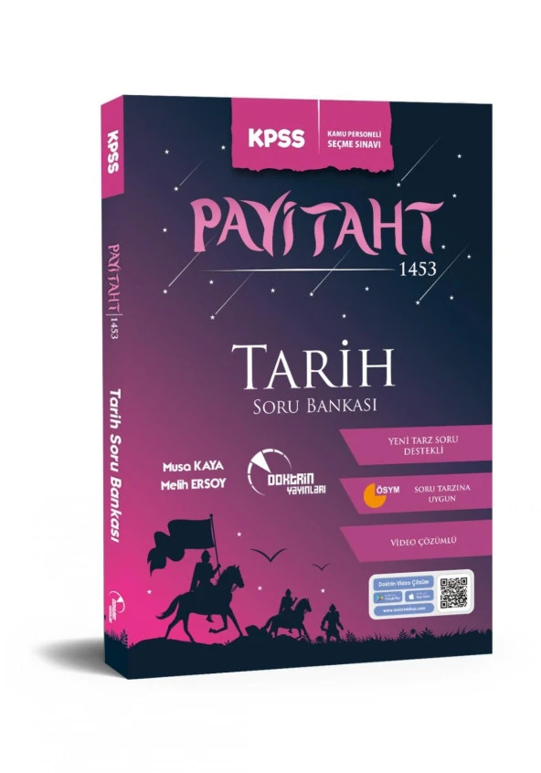 KPSS Tarih PAYİTAHT 1453 Soru Bankası Doktrin Yayınları ürün görseli 1