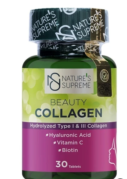 Nature's Supreme Beauty Collagen 30 Tablet ürün görseli 1