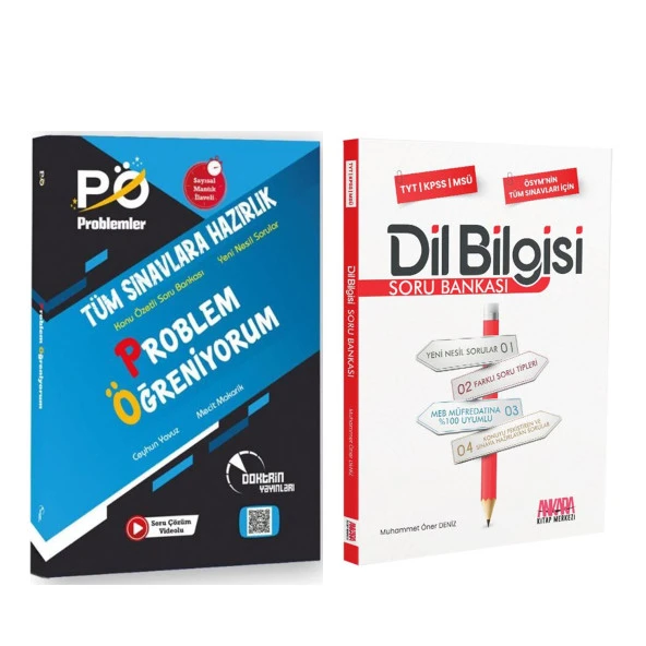 Doktrin MÖ Temelden Problemler Öğreniyorum ve AKM Dil Bilgisi Soru Bankası Seti 2 Kitap ürün görseli 1
