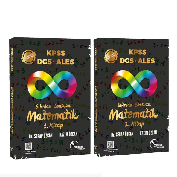 Doktrin Yayınları KPSS DGS ALES Sıfırdan Sonsuza Matematik Cilt 1 ve Cilt 2 Seti 2 Kitap ürün görseli 1