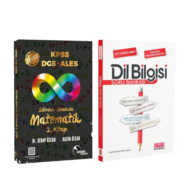 Doktrin KPSS DGS ALES Sıfırdan Sonsuza Matematik Cilt 2 ve AKM Dil Bilgisi Soru Bankası Seti ürün görseli 1