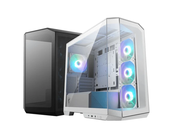 MSI MAG PANO M100R PZ Temperli Cam 3x120mm 1x120mm ARGB Fan mATX Panoramik Gaming Bilgisayar Kasasi ürün görseli 1
