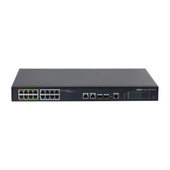 Dahua 16 Port 100Mbps E-PoE LR2218-16ET-240 ürün görseli 1