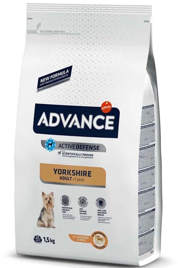 Advance Yorkshire Terrier Yetişkin Köpek Maması 1,5 Kg ürün görseli 1