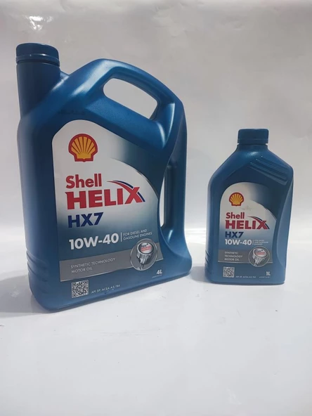 SHELL HELİX BENZİNLİ HX7 10W-40 5 litre ürün görseli 1
